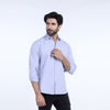 Eminent Men's Casual Chambray Shirt - Sky Blue