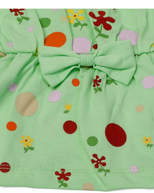 Eminent Newborn Girls Half Sleeves T-Shirt - Paradise