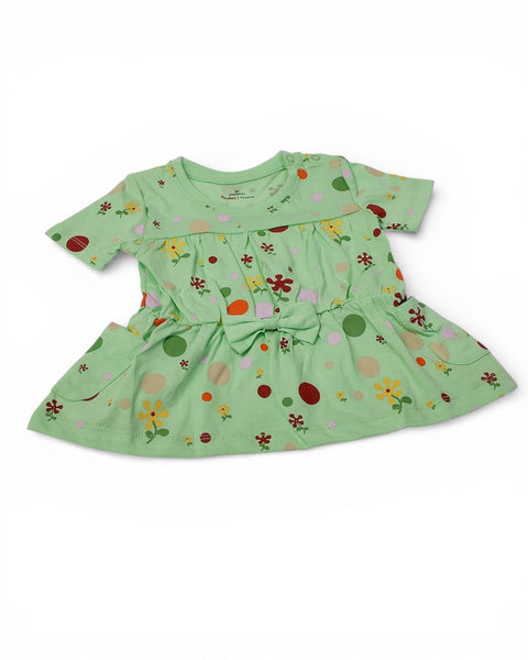 Eminent Newborn Girls Half Sleeves T-Shirt - Paradise