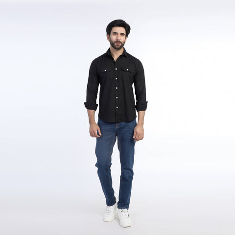 Eminent Men's Casual Shirt - Black