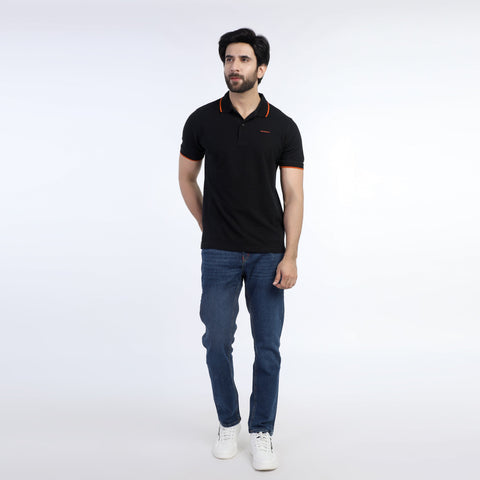 Eminent Men's Polo Half Sleeves T-Shirt - Black, Men's T-Shirts & Polos, Eminent, Chase Value
