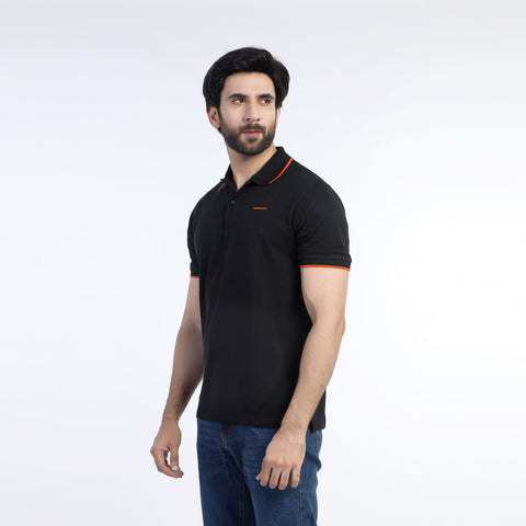 Eminent Men's Polo Half Sleeves T-Shirt - Black, Men's T-Shirts & Polos, Eminent, Chase Value