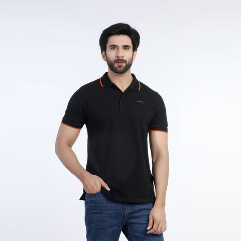 Eminent Men's Polo Half Sleeves T-Shirt - Black, Men's T-Shirts & Polos, Eminent, Chase Value
