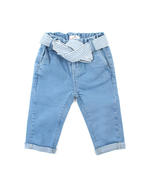 Eminent Newborn Girls Denim Pant - Ice Blue, Newborn Girls Shorts Skirts & Pants, Eminent, Chase Value