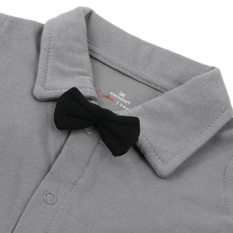 Eminent Newborn Boys Full Sleeves Romper - Black, Newborn Boys Rompers, Eminent, Chase Value