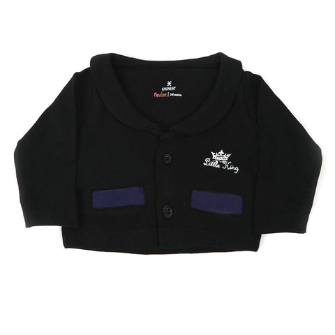 Eminent Newborn Boys Full Sleeves Romper - Black, Newborn Boys Rompers, Eminent, Chase Value