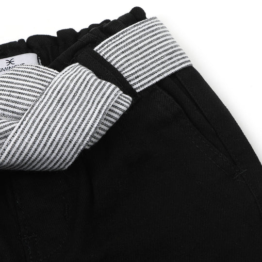 Eminent Newborn Girls Denim Pant - Black, Newborn Girls Shorts Skirts & Pants, Eminent, Chase Value