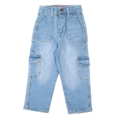 Eminent Girls Denim Capri - Ice Blue, Girls Pants & Capri, Eminent, Chase Value