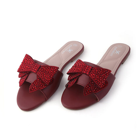 Eminent Women's Slipper - Maroon, Women Slippers, Eminent, Chase Value