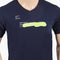 Eminent Men's Round Neck Half Sleeves Printed T-Shirt - Navy Blue