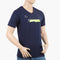 Eminent Men's Round Neck Half Sleeves Printed T-Shirt - Navy Blue