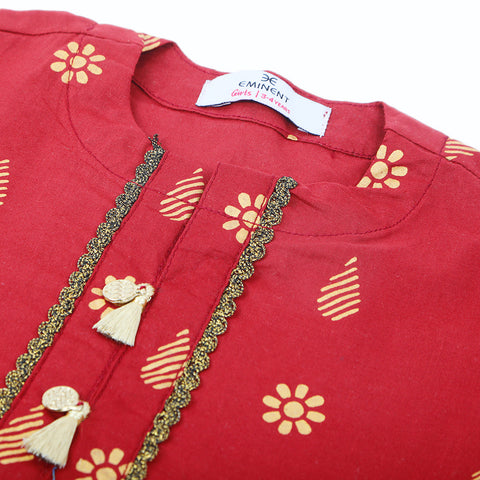 Eminent Girls Shalwar Suit - Red, Girls Shalwar Kameez, Eminent, Chase Value