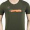 Eminent Men's Round Neck Half Sleeves Printed T-Shirt - Olive Green