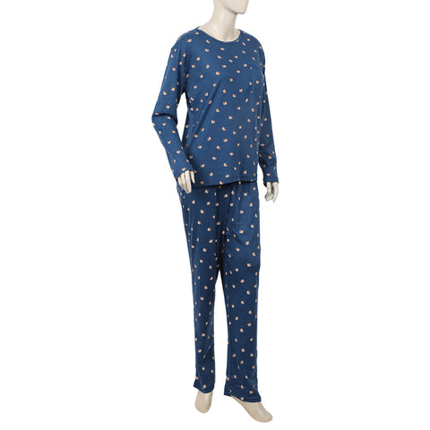 Eminent Women's Full Sleeves Night Suit - Navy Blue, Women Two Piece Outfit, Eminent, Chase Value