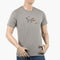 Eminent Men's Round Neck Half Sleeves Printed T-Shirt - Ash Grey