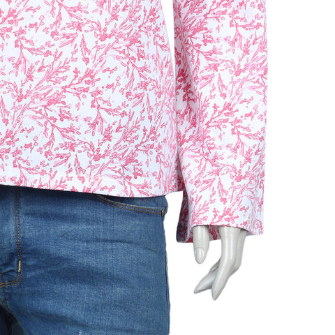 Eminent Women's Bermuda Frill Top - White & Pink, Women T-Shirts & Tops, Eminent, Chase Value