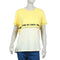 Eminent Women's Half Sleeves Printed T-Shirt - Yellow