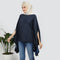 Eminent Women's Poncho - Navy Blue