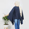 Eminent Women's Poncho - Navy Blue