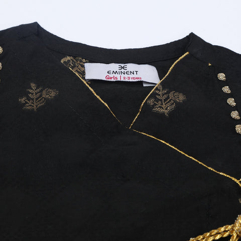 Eminent Girls Shalwar Suit - Black
