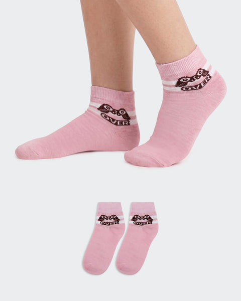 Girls' Printed Ankle Socks