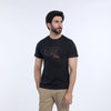 Eminent Men's Half Sleeves Round Neck T-Shirt - Black