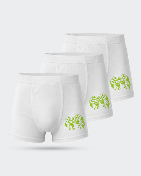 Boys' Plain Boxers (3 Pieces)