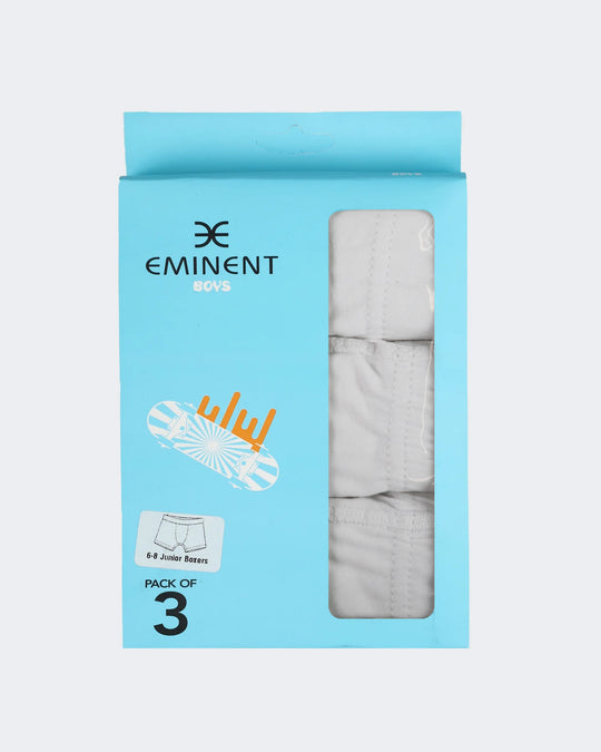 Boys' Plain Boxers (3 Pieces)