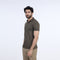 Eminent Men's Half Sleeves Polo Front Open Shirt - Olive
