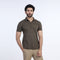 Eminent Men's Half Sleeves Polo Front Open Shirt - Olive