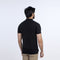 Eminent Men's Half Sleeves Sherwani Collar Front Open T-Shirt - Black