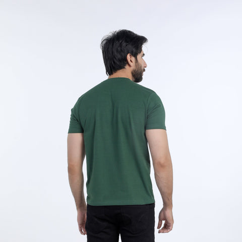 Eminent Men's Half Sleeves T-Shirt - Green