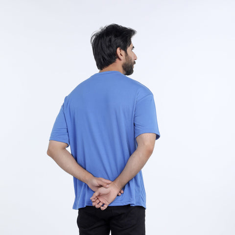 Eminent Men's Half Sleeves Round Neck T-Shirt - Royal Blue