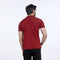 Eminent Men's Half Sleeves Sherwani Collar Front Open T-Shirt - Maroon