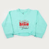 Eminent Girls Full Sleeves Sweat Shirt - Sea Green