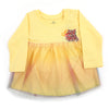 Eminent Newborn Full Sleeves Frock - Popcorn