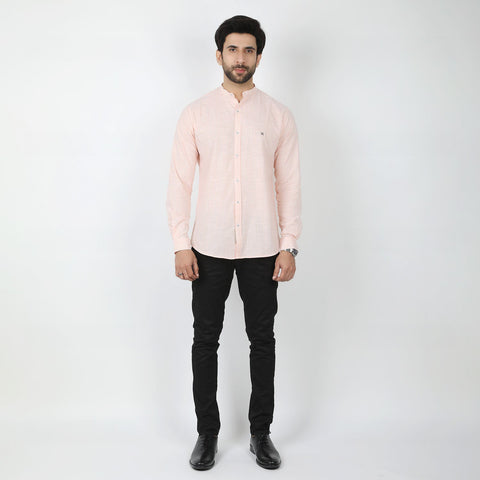 Eminent Men's Casual Shirt - Peach
