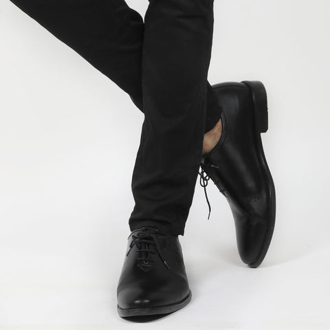 Eminent Classic Oxford-Style Dress Shoes - Black, Men's Formal Shoes, Eminent, Chase Value