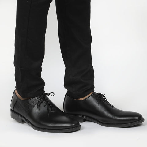 Eminent Classic Oxford-Style Dress Shoes - Black, Men's Formal Shoes, Eminent, Chase Value