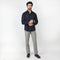 Eminent Men's Casual Check Shirt - Navy Blue