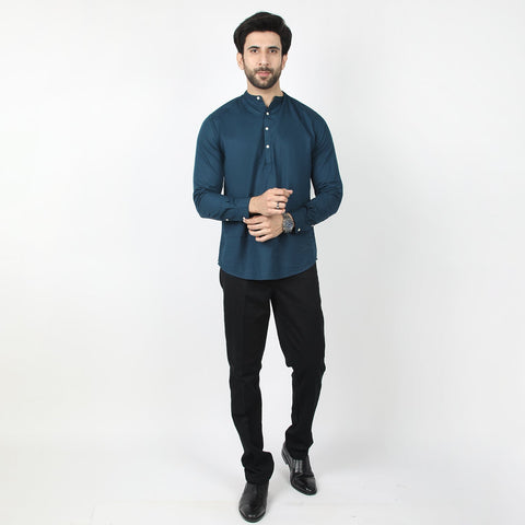 Eminent Men's Casual Plain Shirt - Teal, Men's Shirts, Eminent, Chase Value