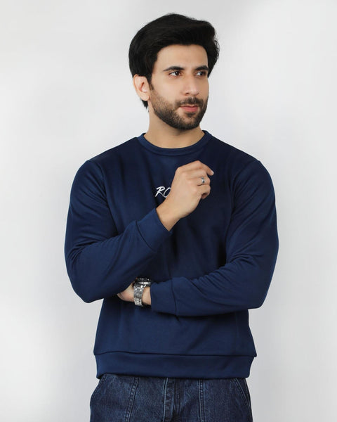 Eminent Men's Full Sleeves Sweat Shirt - Navy Blue, Men's Sweater & Sweat Shirts, Eminent, Chase Value