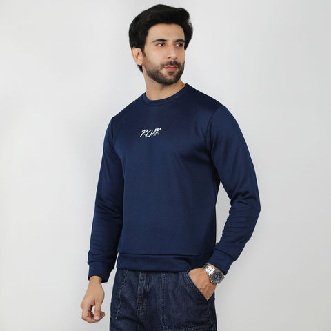 Eminent Men's Full Sleeves Sweat Shirt - Navy Blue, Men's Sweater & Sweat Shirts, Eminent, Chase Value