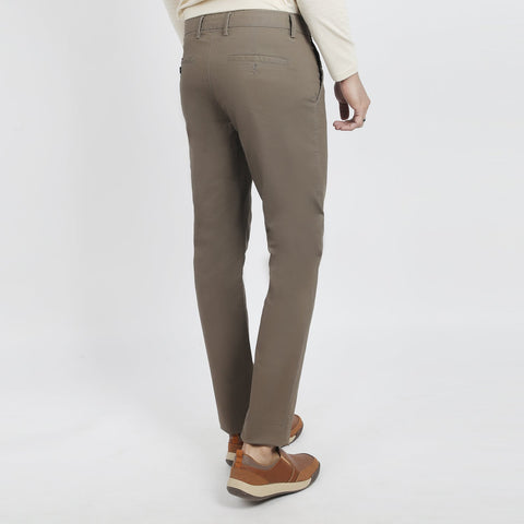Eminent Men's Cotton Casual Pant - Olive