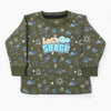 Eminent Newborn Boys Sweat Shirt - Olive Green