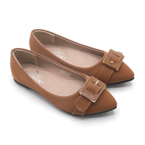 Eminent Girls Pumps - Camel