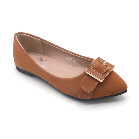 Eminent Girls Pumps - Camel