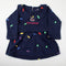 Eminent Newborn Full Sleeves Frock - Mid Blue, Newborn Girls Frocks, Eminent, Chase Value