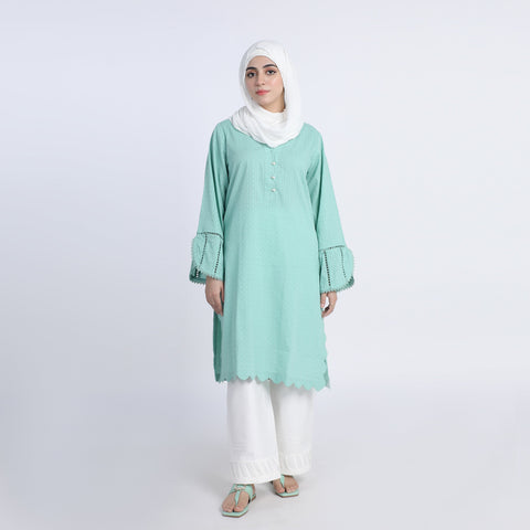 Eminent Women's Kurti - Mint Green