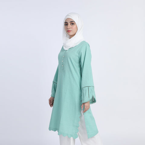 Eminent Women's Kurti - Mint Green